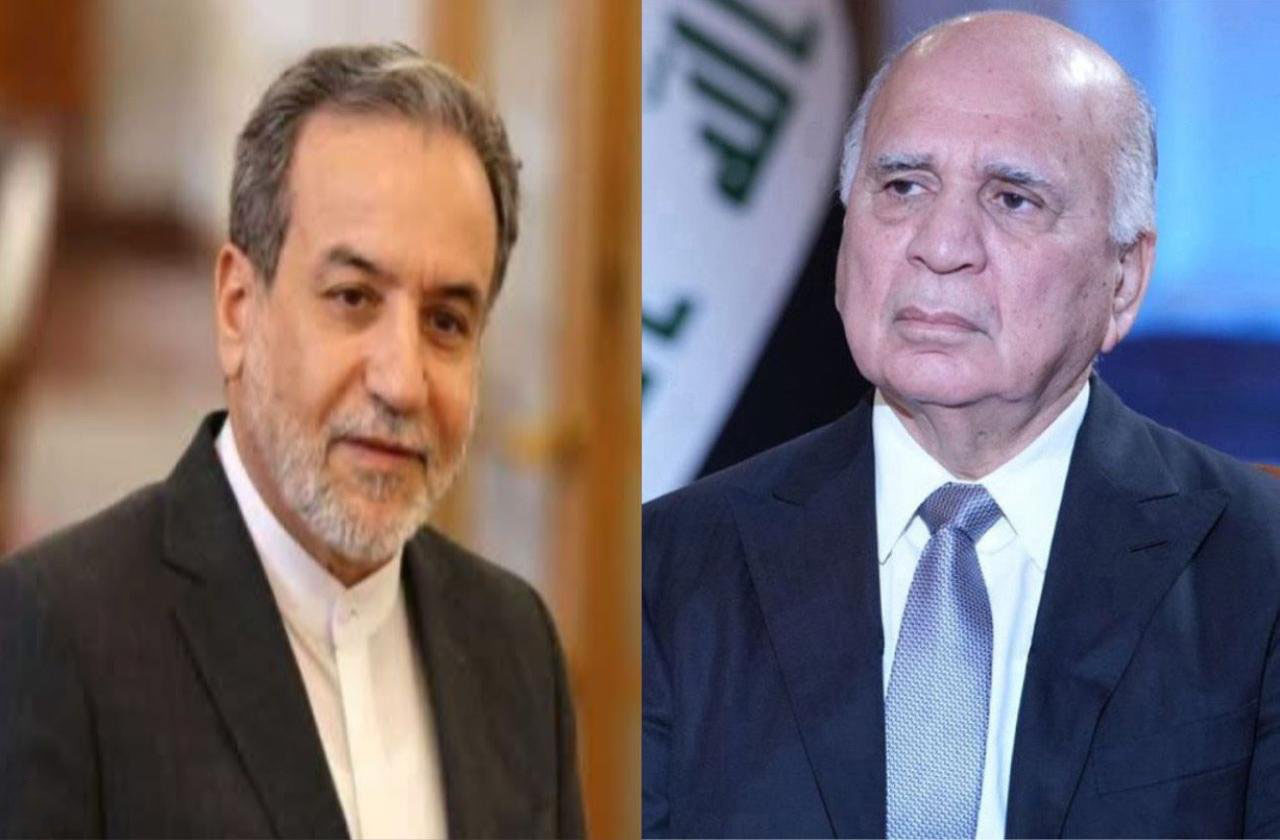 وزير الخارجية فؤاد حسين و الإيراني عباس عراقچي